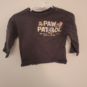 Zara Kids Paw Patrol Long Sleeve Tee - Black